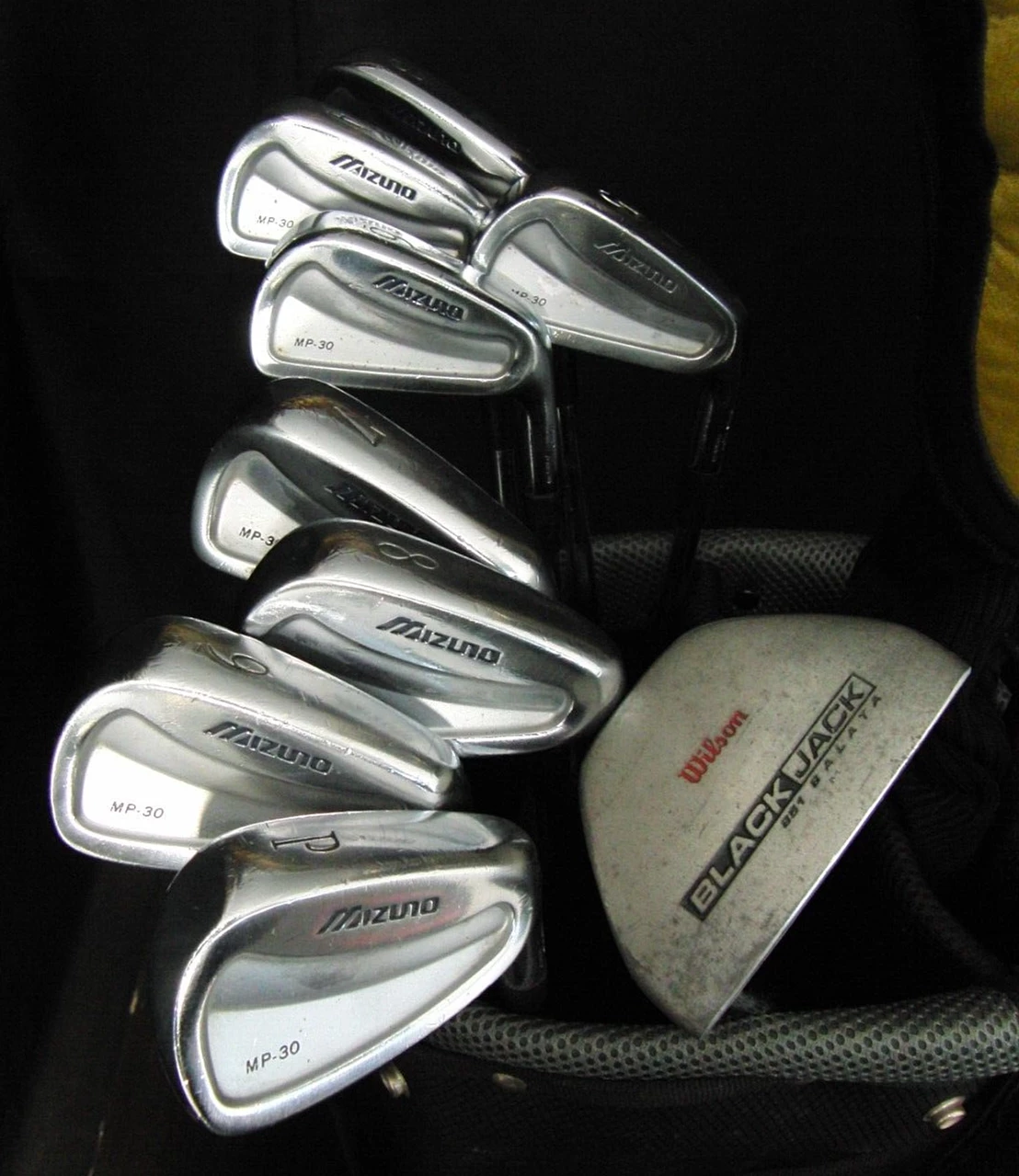 Mizuno, Cobra, Nicklaus & Wilson Set Of Mizuno MP-30 Grain Flow Forged 3-PW +Driver +3 Wood +Hybrid +Putter +Bag 2 Mizuno, Cobra, Nicklaus & Wilson Set Of Mizuno MP-30 Grain Flow Forged 3-PW +Driver +3 Wood +Hybrid +Putter +Bag - Image 2