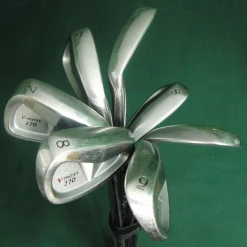 Set Of 7 X Yonex V-mass 270 Irons 5-SW Uniflex Steel Shafts Yonex Grips