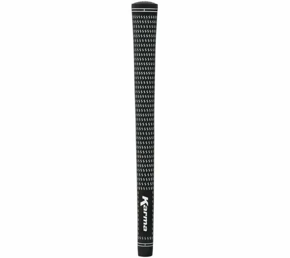 Karma Black/White Velvet Golf Grips 2 Karma Black/White Velvet Golf Grips - Image 2
